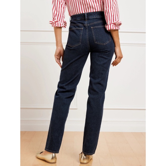 Talbots High Waist Relaxed Jeans - Picture 2 of 5